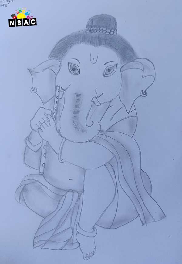 Artwork of Advita Nilesh Mhatre in 20th All India Child Art Competition 2024, My Idol, National Level Painting Competition for Kids, Painting Competition for Children, Online Painting Competition for Kids, Kids Art Competition, Children Art Contest, Drawing Competition for Children, Painting Competition in Delhi for Kids