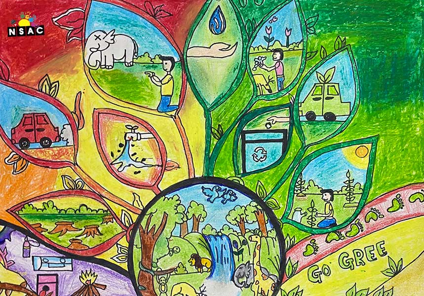 Artwork of Janvi Pukhraj Lohar in 20th All India Child Art Competition 2024, My Idol, National Level Painting Competition for Kids, Painting Competition for Children, Online Painting Competition for Kids, Kids Art Competition, Children Art Contest, Drawing Competition for Children, Painting Competition in Delhi for Kids