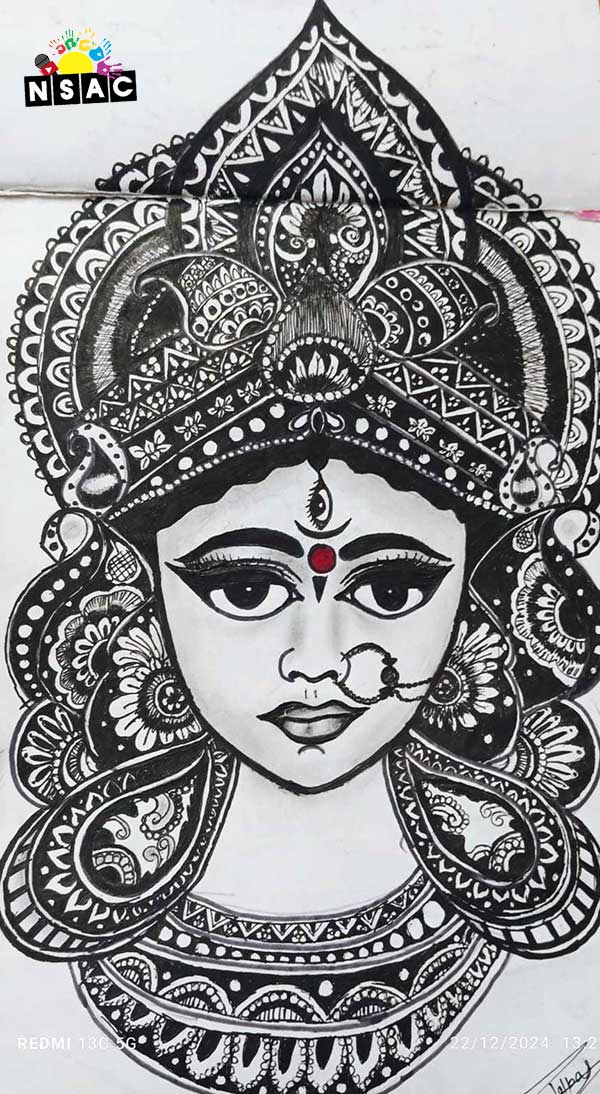 Artwork of Palpal kumari in 20th All India Child Art Competition 2024, My Idol, National Level Painting Competition for Kids, Painting Competition for Children, Online Painting Competition for Kids, Kids Art Competition, Children Art Contest, Drawing Competition for Children, Painting Competition in Delhi for Kids