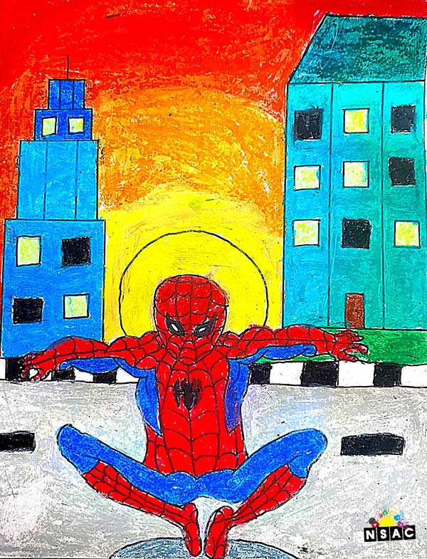 Artwork of V Vedanth in 20th All India Child Art Competition 2024, My Idol, National Level Painting Competition for Kids, Painting Competition for Children, Online Painting Competition for Kids, Kids Art Competition, Children Art Contest, Drawing Competition for Children, Painting Competition in Delhi for Kids