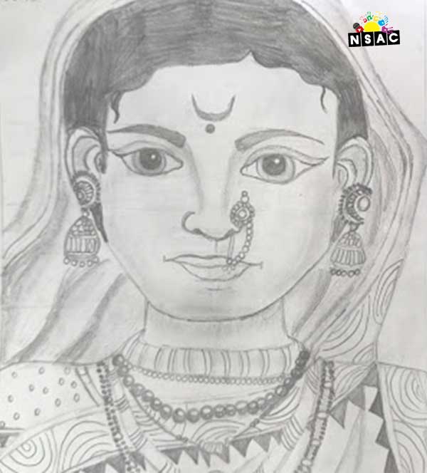 Artwork of Sachi Dattaram Mendadkar in 20th All India Child Art Competition 2024, My Idol, National Level Painting Competition for Kids, Painting Competition for Children, Online Painting Competition for Kids, Kids Art Competition, Children Art Contest, Drawing Competition for Children, Painting Competition in Delhi for Kids