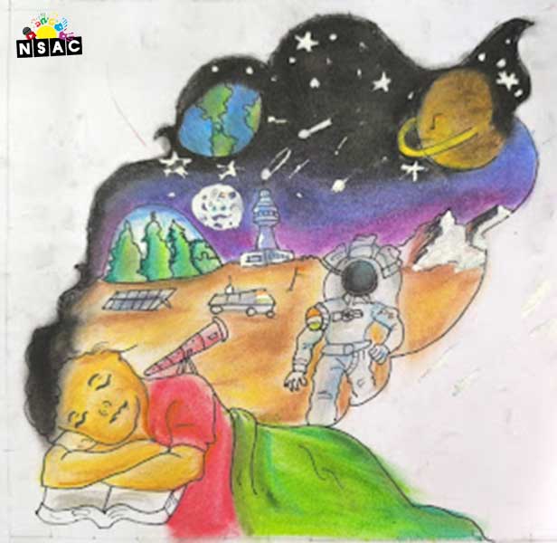 Artwork of Rahul Vijay Mishra in 20th All India Child Art Competition 2024, Mere Sapno Ka Bharat, National Level Painting Competition for Kids, Painting Competition for Children, Online Painting Competition for Kids, Kids Art Competition, Children Art Contest, Drawing Competition for Children, Painting Competition in Delhi for Kids