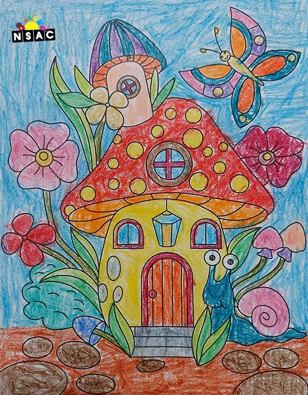 Artwork of Vihaan G in 20th All India Child Art Competition 2024, Colouring Competition, Coloring Contest, National Level Painting Competition for Kids, Painting Competition for Children, Online Painting Competition for Kids, Kids Art Competition, Children Art Contest, Drawing Competition for Children, Painting Competition in Delhi for Kids