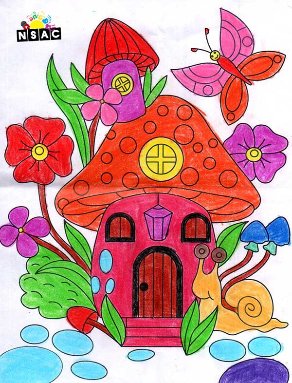 Artwork of Kiyansh Bhardwaj in 20th All India Child Art Competition 2024, Colouring Competition, Coloring Contest, National Level Painting Competition for Kids, Painting Competition for Children, Online Painting Competition for Kids, Kids Art Competition, Children Art Contest, Drawing Competition for Children, Painting Competition in Delhi for Kids