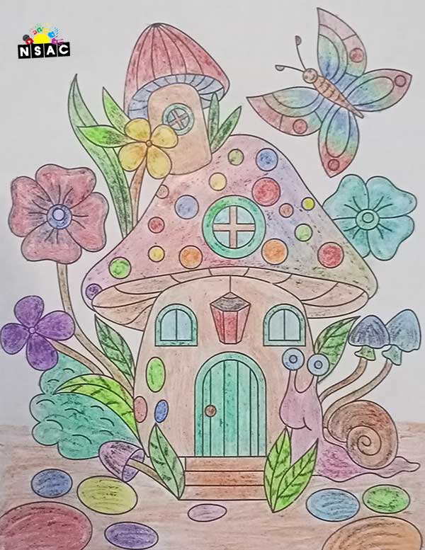 Artwork of Adifaah Asad in 20th All India Child Art Competition 2024, Colouring Competition, Coloring Contest, National Level Painting Competition for Kids, Painting Competition for Children, Online Painting Competition for Kids, Kids Art Competition, Children Art Contest, Drawing Competition for Children, Painting Competition in Delhi for Kids