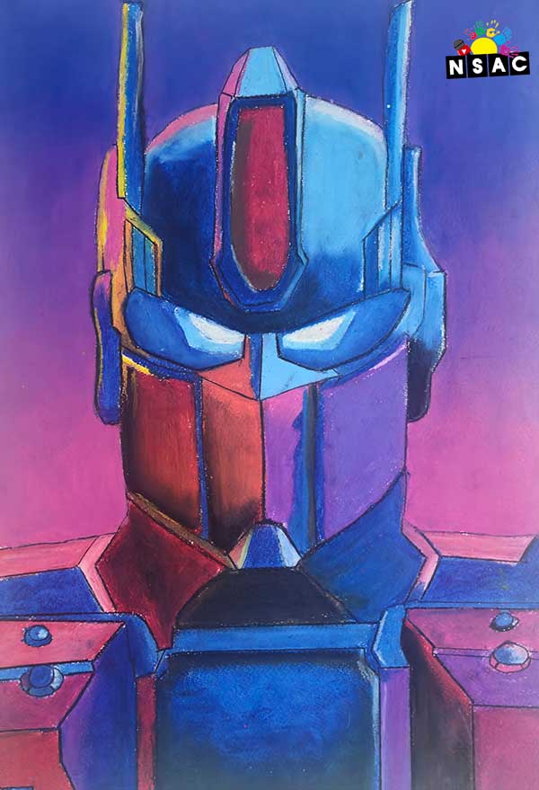 Artwork of Jia Aggarwal in 21st All India Child Art Competition 2025, Me and My Robot Art Competition for Kids, National Level Painting Competition for Kids, Painting Competition for Children, Online Painting Competition for Kids, Kids Art Competition, Children Art Contest, Drawing Competition for Children, Painting Competition in Delhi for Kids, Nav Shri Art & Culture Organisation, Himanshu Art Institute, Painting Competition Near Me, Painting Competition for Students, Painting Competition for School, Drawing Competition for School Students, Indian Art Contest, Art Competition, Painting Competition for School Students