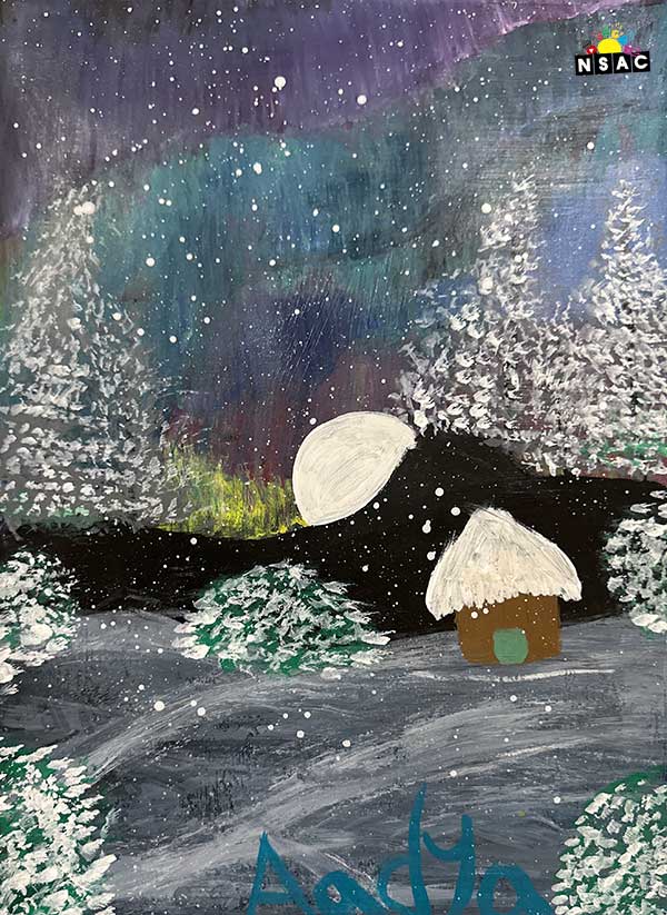 Artwork of Aadya Reddy in 21st All India Child Art Competition 2025, Me and My Robot Art Competition for Kids, National Level Painting Competition for Kids, Painting Competition for Children, Online Painting Competition for Kids, Kids Art Competition, Children Art Contest, Drawing Competition for Children, Painting Competition in Delhi for Kids, Nav Shri Art & Culture Organisation, Himanshu Art Institute, Painting Competition Near Me, Painting Competition for Students, Painting Competition for School, Drawing Competition for School Students, Indian Art Contest, Art Competition, Painting Competition for School Students