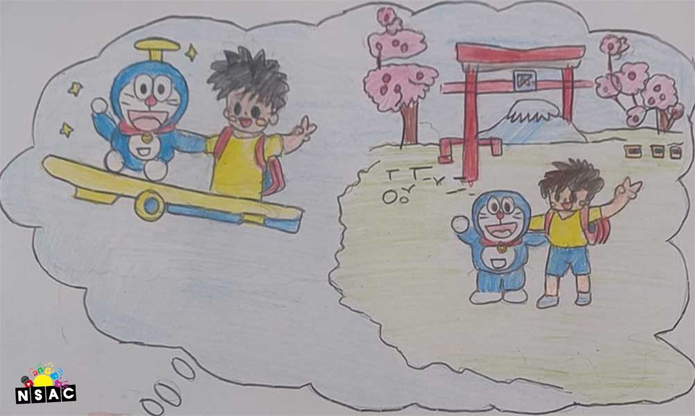 Artwork of Partth Gaikwad in 21st All India Child Art Competition 2025, Me and My Robot Art Competition for Kids, National Level Painting Competition for Kids, Painting Competition for Children, Online Painting Competition for Kids, Kids Art Competition, Children Art Contest, Drawing Competition for Children, Painting Competition in Delhi for Kids, Nav Shri Art & Culture Organisation, Himanshu Art Institute, Painting Competition Near Me, Painting Competition for Students, Painting Competition for School, Drawing Competition for School Students, Indian Art Contest, Art Competition, Painting Competition for School Students