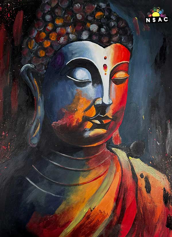 Artwork of Ridhima Patwa in 21st All India Child Art Competition 2025, In Search of Inner Peace - Online Competition, National Level Painting Competition for Kids, Painting Competition for Children, Online Painting Competition for Kids, Kids Art Competition, Children Art Contest, Drawing Competition for Children, Painting Competition in Delhi for Kids, Nav Shri Art & Culture Organisation, Himanshu Art Institute, Painting Competition Near Me, Painting Competition for Students, Painting Competition for School, Drawing Competition for School Students, Indian Art Contest, Art Competition, Painting Competition for School Students