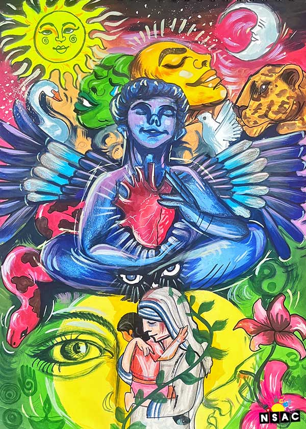 Artwork of Anindita Roy in 21st All India Child Art Competition 2025, In Search of Inner Peace - Online Competition, National Level Painting Competition for Kids, Painting Competition for Children, Online Painting Competition for Kids, Kids Art Competition, Children Art Contest, Drawing Competition for Children, Painting Competition in Delhi for Kids, Nav Shri Art & Culture Organisation, Himanshu Art Institute, Painting Competition Near Me, Painting Competition for Students, Painting Competition for School, Drawing Competition for School Students, Indian Art Contest, Art Competition, Painting Competition for School Students