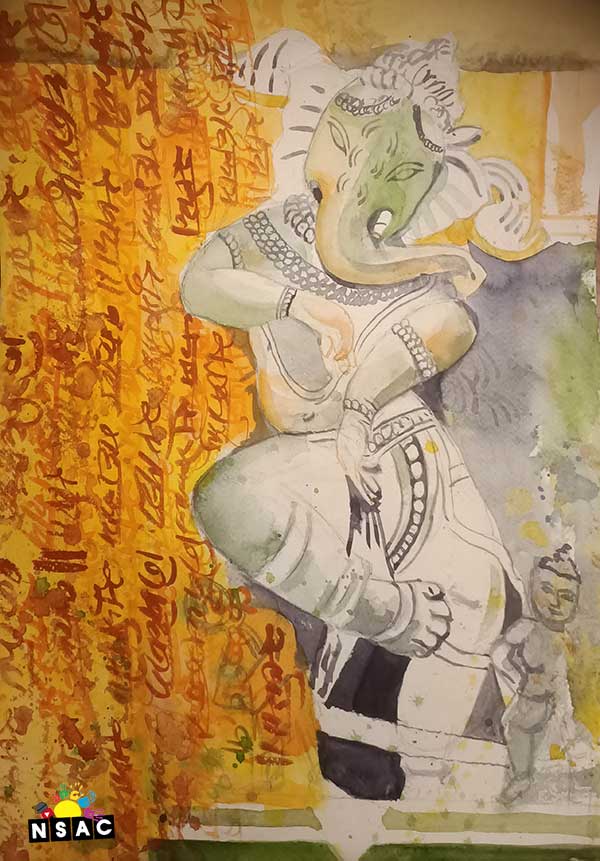 Artwork of Bhoome Kanwer in 21st All India Child Art Competition 2025, In Search of Inner Peace - Online Competition, National Level Painting Competition for Kids, Painting Competition for Children, Online Painting Competition for Kids, Kids Art Competition, Children Art Contest, Drawing Competition for Children, Painting Competition in Delhi for Kids, Nav Shri Art & Culture Organisation, Himanshu Art Institute, Painting Competition Near Me, Painting Competition for Students, Painting Competition for School, Drawing Competition for School Students, Indian Art Contest, Art Competition, Painting Competition for School Students