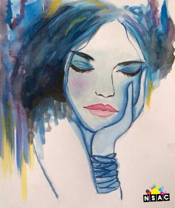 Artwork of Pritika Bhal in 21st All India Child Art Competition 2025, In Search of Inner Peace - Online Competition, National Level Painting Competition for Kids, Painting Competition for Children, Online Painting Competition for Kids, Kids Art Competition, Children Art Contest, Drawing Competition for Children, Painting Competition in Delhi for Kids, Nav Shri Art & Culture Organisation, Himanshu Art Institute, Painting Competition Near Me, Painting Competition for Students, Painting Competition for School, Drawing Competition for School Students, Indian Art Contest, Art Competition, Painting Competition for School Students