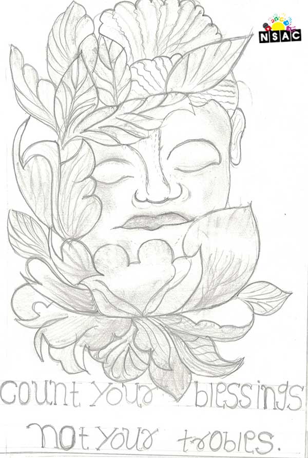 Artwork of Solanki Tamanna Sajidbhai  in 21st All India Child Art Competition 2025, In Search of Inner Peace - Online Competition, National Level Painting Competition for Kids, Painting Competition for Children, Online Painting Competition for Kids, Kids Art Competition, Children Art Contest, Drawing Competition for Children, Painting Competition in Delhi for Kids, Nav Shri Art & Culture Organisation, Himanshu Art Institute, Painting Competition Near Me, Painting Competition for Students, Painting Competition for School, Drawing Competition for School Students, Indian Art Contest, Art Competition, Painting Competition for School Students