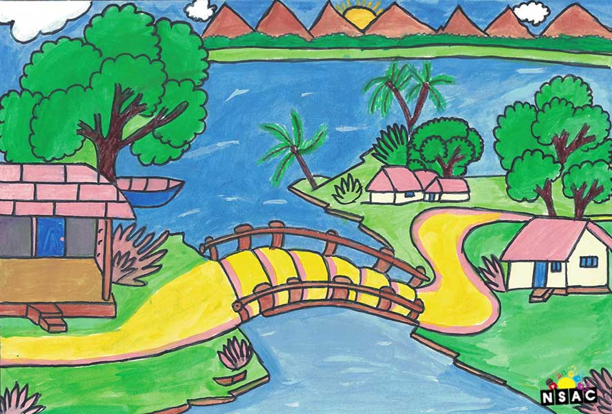 Artwork of Marvadi Nisha Jashvantbhai in 21st All India Child Art Competition 2025, In Search of Inner Peace - Online Competition, National Level Painting Competition for Kids, Painting Competition for Children, Online Painting Competition for Kids, Kids Art Competition, Children Art Contest, Drawing Competition for Children, Painting Competition in Delhi for Kids, Nav Shri Art & Culture Organisation, Himanshu Art Institute, Painting Competition Near Me, Painting Competition for Students, Painting Competition for School, Drawing Competition for School Students, Indian Art Contest, Art Competition, Painting Competition for School Students
