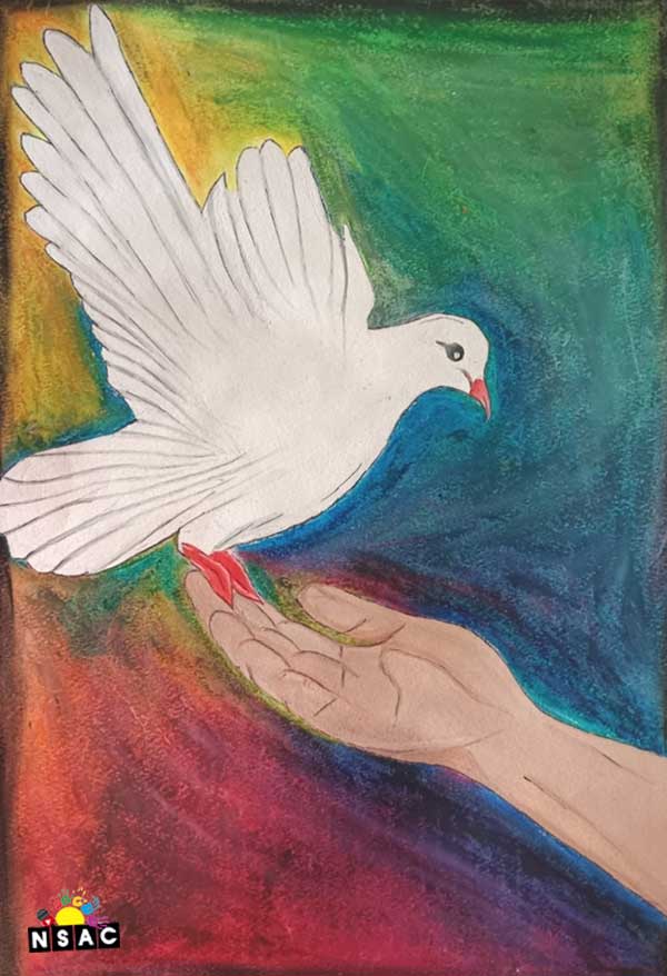 Artwork of Sumera Layak Shaikh in 21st All India Child Art Competition 2025, In Search of Inner Peace - Online Competition, National Level Painting Competition for Kids, Painting Competition for Children, Online Painting Competition for Kids, Kids Art Competition, Children Art Contest, Drawing Competition for Children, Painting Competition in Delhi for Kids, Nav Shri Art & Culture Organisation, Himanshu Art Institute, Painting Competition Near Me, Painting Competition for Students, Painting Competition for School, Drawing Competition for School Students, Indian Art Contest, Art Competition, Painting Competition for School Students