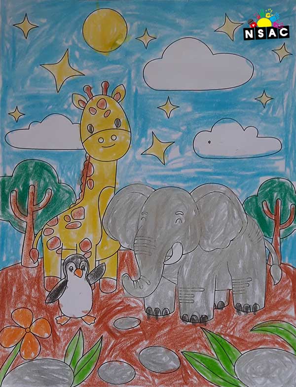 Artwork of Shivaansh Ravirsj Shinde in 21st All India Child Art Competition 2025, Online Art Competition for Kids, National Level Painting Competition for Kids, Painting Competition for Children, Online Painting Competition for Kids, Kids Art Competition, Children Art Contest, Drawing Competition for Children, Painting Competition in Delhi for Kids, Nav Shri Art & Culture Organisation, Himanshu Art Institute, Painting Competition Near Me, Painting Competition for Students, Painting Competition for School, Drawing Competition for School Students, Indian Art Contest, Art Competition, Painting Competition for School Students