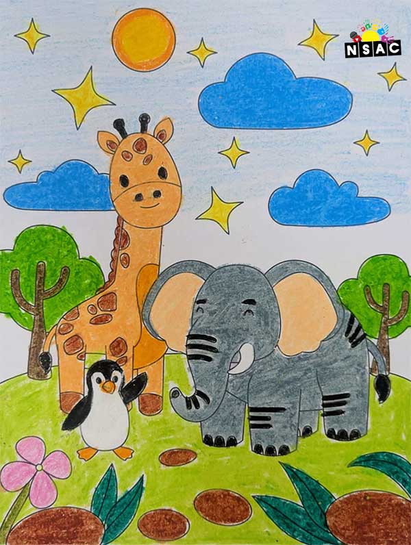 Artwork of Nakshathra Chamundeswari S.S in 21st All India Child Art Competition 2025, Online Art Competition for Kids, National Level Painting Competition for Kids, Painting Competition for Children, Online Painting Competition for Kids, Kids Art Competition, Children Art Contest, Drawing Competition for Children, Painting Competition in Delhi for Kids, Nav Shri Art & Culture Organisation, Himanshu Art Institute, Painting Competition Near Me, Painting Competition for Students, Painting Competition for School, Drawing Competition for School Students, Indian Art Contest, Art Competition, Painting Competition for School Students