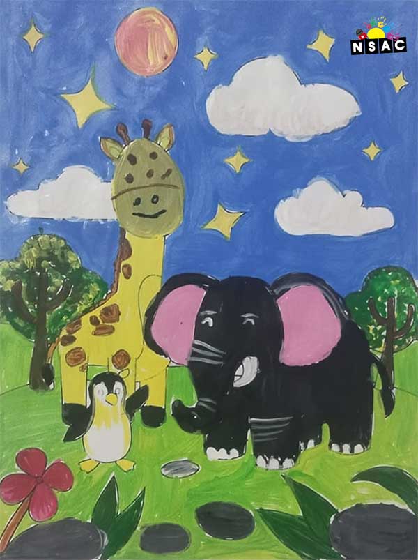 Artwork of Iqra Aslam Mulani in 21st All India Child Art Competition 2025, Online Art Competition for Kids, National Level Painting Competition for Kids, Painting Competition for Children, Online Painting Competition for Kids, Kids Art Competition, Children Art Contest, Drawing Competition for Children, Painting Competition in Delhi for Kids, Nav Shri Art & Culture Organisation, Himanshu Art Institute, Painting Competition Near Me, Painting Competition for Students, Painting Competition for School, Drawing Competition for School Students, Indian Art Contest, Art Competition, Painting Competition for School Students