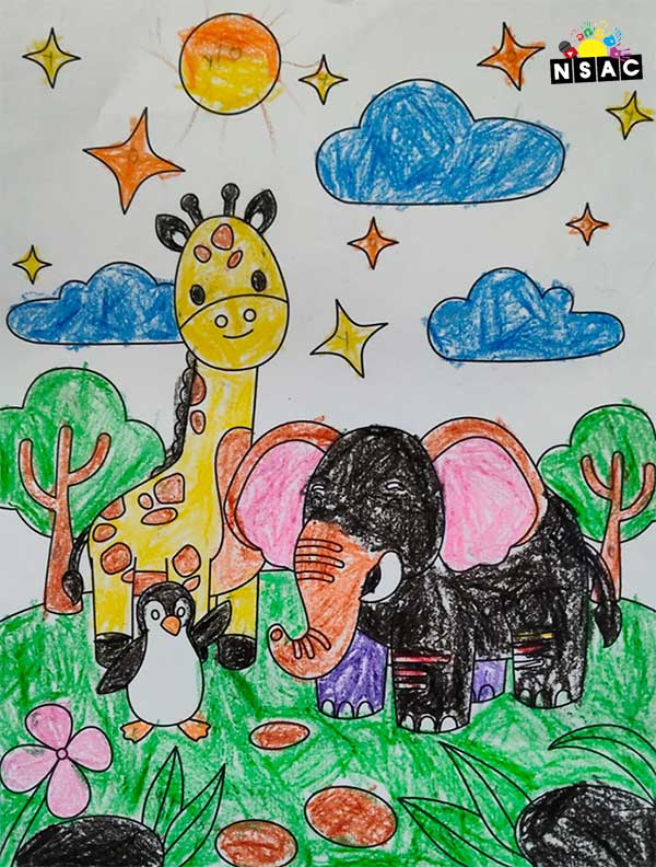 Artwork of Reyansh Devaragudi in 21st All India Child Art Competition 2025, Online Art Competition for Kids, National Level Painting Competition for Kids, Painting Competition for Children, Online Painting Competition for Kids, Kids Art Competition, Children Art Contest, Drawing Competition for Children, Painting Competition in Delhi for Kids, Nav Shri Art & Culture Organisation, Himanshu Art Institute, Painting Competition Near Me, Painting Competition for Students, Painting Competition for School, Drawing Competition for School Students, Indian Art Contest, Art Competition, Painting Competition for School Students