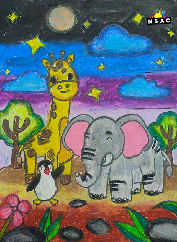 Artwork of Shaurya Veer Singh in 21st All India Child Art Competition 2025, Online Art Competition for Kids, National Level Painting Competition for Kids, Painting Competition for Children, Online Painting Competition for Kids, Kids Art Competition, Children Art Contest, Drawing Competition for Children, Painting Competition in Delhi for Kids, Nav Shri Art & Culture Organisation, Himanshu Art Institute, Painting Competition Near Me, Painting Competition for Students, Painting Competition for School, Drawing Competition for School Students, Indian Art Contest, Art Competition, Painting Competition for School Students