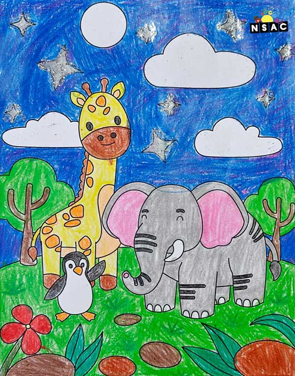 Artwork of Vihaan Singhal in 21st All India Child Art Competition 2025, Online Art Competition for Kids, National Level Painting Competition for Kids, Painting Competition for Children, Online Painting Competition for Kids, Kids Art Competition, Children Art Contest, Drawing Competition for Children, Painting Competition in Delhi for Kids, Nav Shri Art & Culture Organisation, Himanshu Art Institute, Painting Competition Near Me, Painting Competition for Students, Painting Competition for School, Drawing Competition for School Students, Indian Art Contest, Art Competition, Painting Competition for School Students