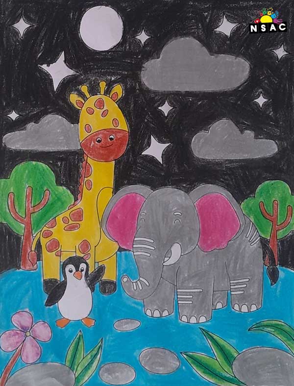 Artwork of Vamasi Deepak Kulkarni in 21st All India Child Art Competition 2025, Online Art Competition for Kids, National Level Painting Competition for Kids, Painting Competition for Children, Online Painting Competition for Kids, Kids Art Competition, Children Art Contest, Drawing Competition for Children, Painting Competition in Delhi for Kids, Nav Shri Art & Culture Organisation, Himanshu Art Institute, Painting Competition Near Me, Painting Competition for Students, Painting Competition for School, Drawing Competition for School Students, Indian Art Contest, Art Competition, Painting Competition for School Students