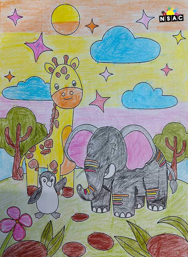 Artwork of Kritika Narendra Valecha in 21st All India Child Art Competition 2025, Online Art Competition for Kids, National Level Painting Competition for Kids, Painting Competition for Children, Online Painting Competition for Kids, Kids Art Competition, Children Art Contest, Drawing Competition for Children, Painting Competition in Delhi for Kids, Nav Shri Art & Culture Organisation, Himanshu Art Institute, Painting Competition Near Me, Painting Competition for Students, Painting Competition for School, Drawing Competition for School Students, Indian Art Contest, Art Competition, Painting Competition for School Students