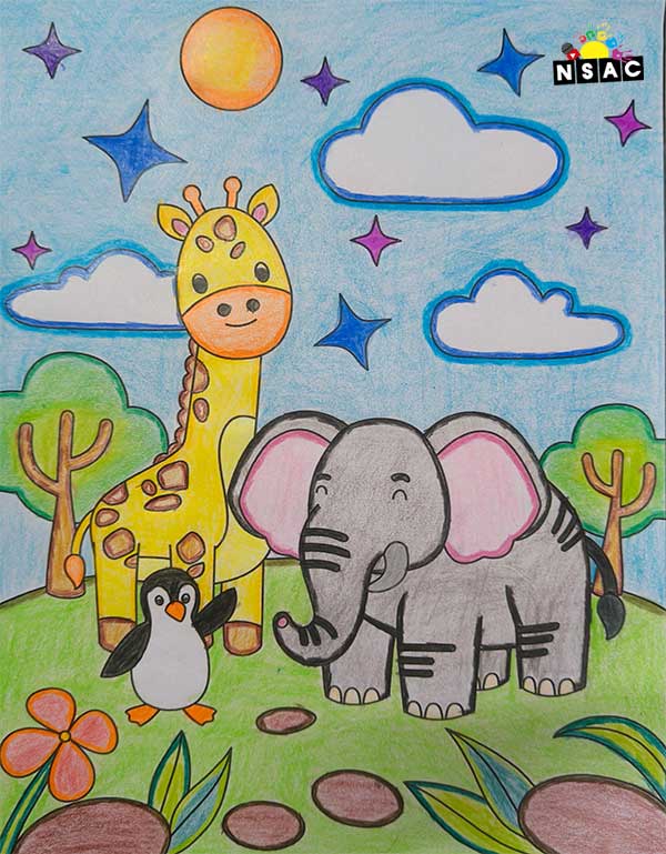 Artwork of Vishwathekaa V in 21st All India Child Art Competition 2025, Online Art Competition for Kids, National Level Painting Competition for Kids, Painting Competition for Children, Online Painting Competition for Kids, Kids Art Competition, Children Art Contest, Drawing Competition for Children, Painting Competition in Delhi for Kids, Nav Shri Art & Culture Organisation, Himanshu Art Institute, Painting Competition Near Me, Painting Competition for Students, Painting Competition for School, Drawing Competition for School Students, Indian Art Contest, Art Competition, Painting Competition for School Students