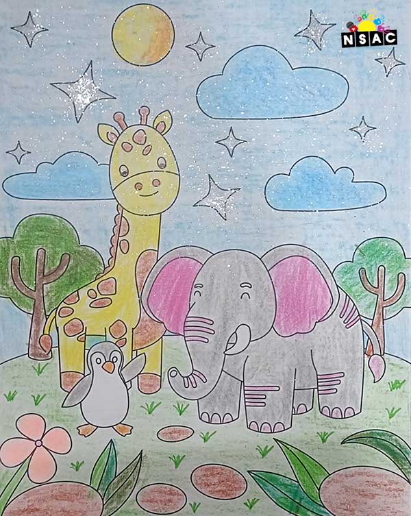 Artwork of Samridh Bhandari in 21st All India Child Art Competition 2025, Online Art Competition for Kids, National Level Painting Competition for Kids, Painting Competition for Children, Online Painting Competition for Kids, Kids Art Competition, Children Art Contest, Drawing Competition for Children, Painting Competition in Delhi for Kids, Nav Shri Art & Culture Organisation, Himanshu Art Institute, Painting Competition Near Me, Painting Competition for Students, Painting Competition for School, Drawing Competition for School Students, Indian Art Contest, Art Competition, Painting Competition for School Students