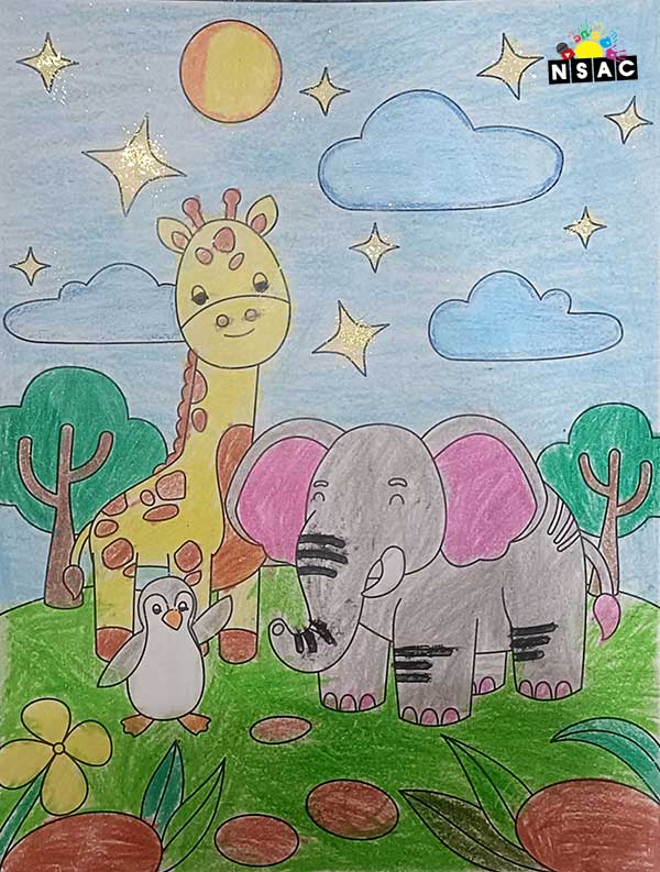 Artwork of Vikrant Bhandari in 21st All India Child Art Competition 2025, Online Art Competition for Kids, National Level Painting Competition for Kids, Painting Competition for Children, Online Painting Competition for Kids, Kids Art Competition, Children Art Contest, Drawing Competition for Children, Painting Competition in Delhi for Kids, Nav Shri Art & Culture Organisation, Himanshu Art Institute, Painting Competition Near Me, Painting Competition for Students, Painting Competition for School, Drawing Competition for School Students, Indian Art Contest, Art Competition, Painting Competition for School Students