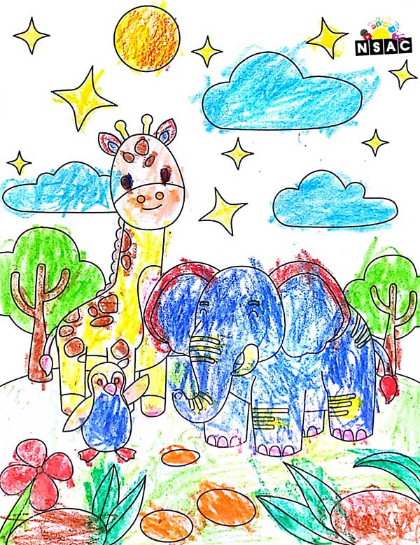 Artwork of Rithanya in 21st All India Child Art Competition 2025, Online Art Competition for Kids, National Level Painting Competition for Kids, Painting Competition for Children, Online Painting Competition for Kids, Kids Art Competition, Children Art Contest, Drawing Competition for Children, Painting Competition in Delhi for Kids, Nav Shri Art & Culture Organisation, Himanshu Art Institute, Painting Competition Near Me, Painting Competition for Students, Painting Competition for School, Drawing Competition for School Students, Indian Art Contest, Art Competition, Painting Competition for School Students