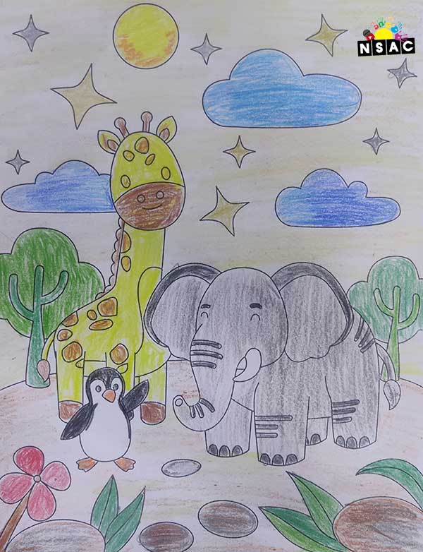 Artwork of Pavika in 21st All India Child Art Competition 2025, Online Art Competition for Kids, National Level Painting Competition for Kids, Painting Competition for Children, Online Painting Competition for Kids, Kids Art Competition, Children Art Contest, Drawing Competition for Children, Painting Competition in Delhi for Kids, Nav Shri Art & Culture Organisation, Himanshu Art Institute, Painting Competition Near Me, Painting Competition for Students, Painting Competition for School, Drawing Competition for School Students, Indian Art Contest, Art Competition, Painting Competition for School Students