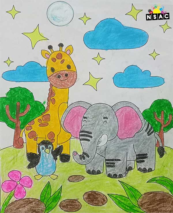 Artwork of L.Lakshana Sri in 21st All India Child Art Competition 2025, Online Art Competition for Kids, National Level Painting Competition for Kids, Painting Competition for Children, Online Painting Competition for Kids, Kids Art Competition, Children Art Contest, Drawing Competition for Children, Painting Competition in Delhi for Kids, Nav Shri Art & Culture Organisation, Himanshu Art Institute, Painting Competition Near Me, Painting Competition for Students, Painting Competition for School, Drawing Competition for School Students, Indian Art Contest, Art Competition, Painting Competition for School Students