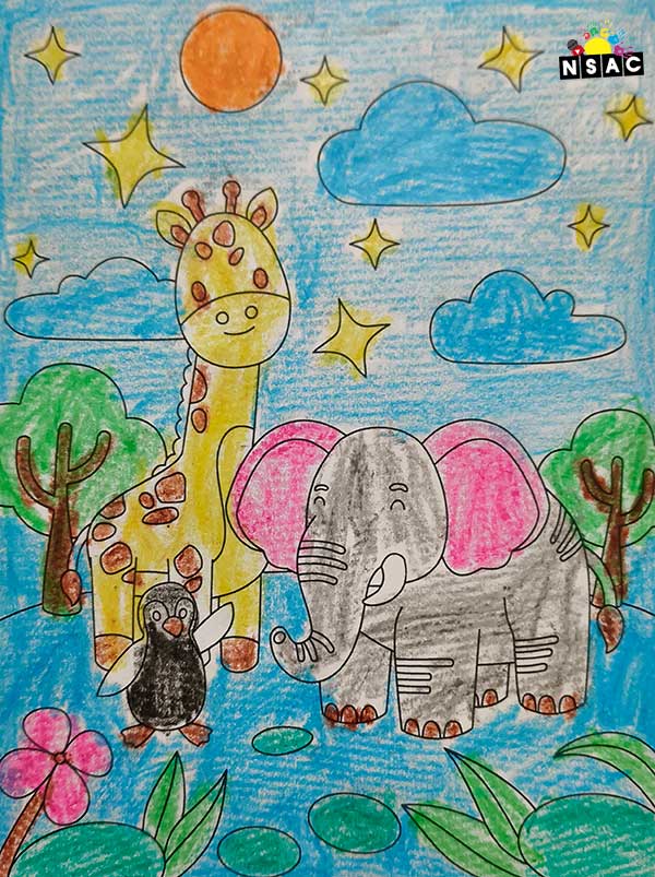 Artwork of Adhvika Sankar in 21st All India Child Art Competition 2025, Online Art Competition for Kids, National Level Painting Competition for Kids, Painting Competition for Children, Online Painting Competition for Kids, Kids Art Competition, Children Art Contest, Drawing Competition for Children, Painting Competition in Delhi for Kids, Nav Shri Art & Culture Organisation, Himanshu Art Institute, Painting Competition Near Me, Painting Competition for Students, Painting Competition for School, Drawing Competition for School Students, Indian Art Contest, Art Competition, Painting Competition for School Students