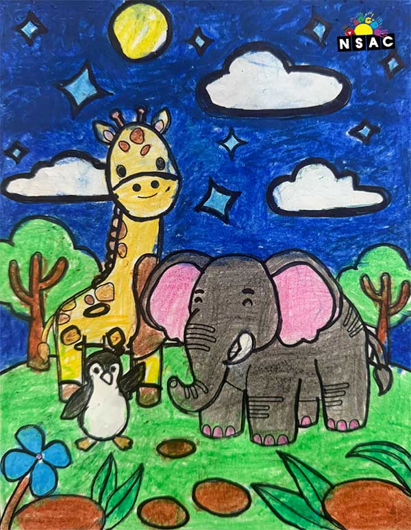 Artwork of A.M.Dhananyaa in 21st All India Child Art Competition 2025, Online Art Competition for Kids, National Level Painting Competition for Kids, Painting Competition for Children, Online Painting Competition for Kids, Kids Art Competition, Children Art Contest, Drawing Competition for Children, Painting Competition in Delhi for Kids, Nav Shri Art & Culture Organisation, Himanshu Art Institute, Painting Competition Near Me, Painting Competition for Students, Painting Competition for School, Drawing Competition for School Students, Indian Art Contest, Art Competition, Painting Competition for School Students