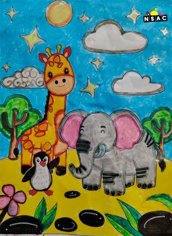 Artwork of Ankita Nath in 21st All India Child Art Competition 2025, Online Art Competition for Kids, National Level Painting Competition for Kids, Painting Competition for Children, Online Painting Competition for Kids, Kids Art Competition, Children Art Contest, Drawing Competition for Children, Painting Competition in Delhi for Kids, Nav Shri Art & Culture Organisation, Himanshu Art Institute, Painting Competition Near Me, Painting Competition for Students, Painting Competition for School, Drawing Competition for School Students, Indian Art Contest, Art Competition, Painting Competition for School Students