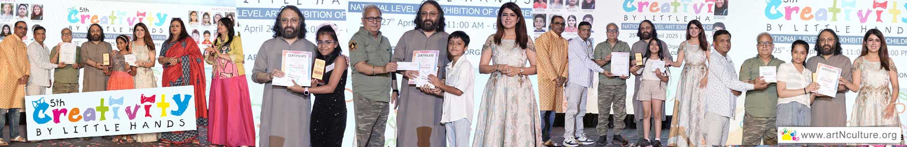 5th 'Creativity by Little Hands 2025' National Level Art Exhibition for Children, Award Programme of Creativity by Little Hands, National Level Painting Exhibition, Children's Art Exhibition, Art Exhibition for School Students, All India Child Art Exhibition, Kids Art Exhibition, National Level Art Exhibition, Painting Exhibition for Kids, Child Art Exhibition, Exhibition for Kids Near Me, Exhibition for Children, Art Exhibition for School, Nav Shri Art & Culture Organisation, Himanshu Art Institute