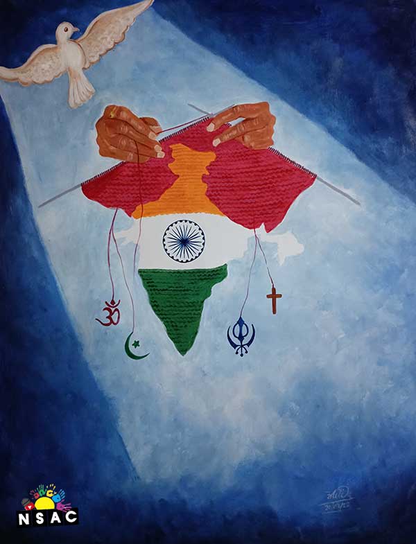 Aditi Painting in Online Painting Competition - Azadi Ka Amrit Mahotsav