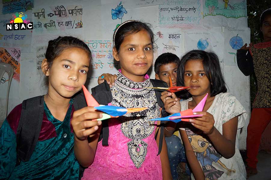 Origami Workshop for Slum Children